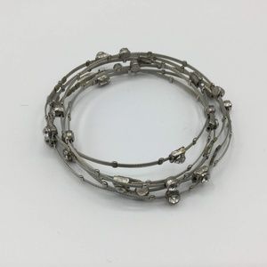 Seasonal Whispers Silver White Swarovski Bracelets